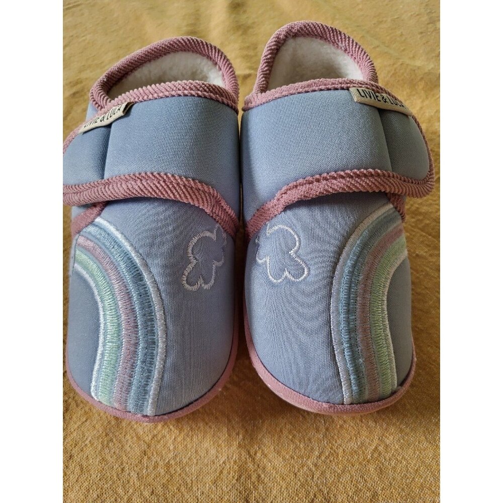 Livie and Luca Applique Indoor/Outdoor Slippers SizeM(10-11) NEW!
